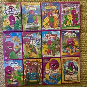 Barney DVD lot